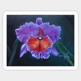 Lilac Orchid Sticker